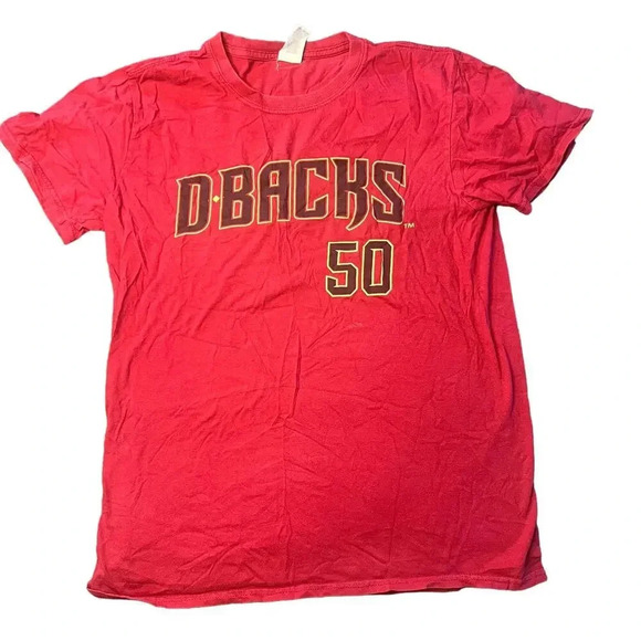 Arizona Diamondbacks D-Back‎ Red Short Sleeve Youth Medium T-Shirt - Picture 1 of 3
